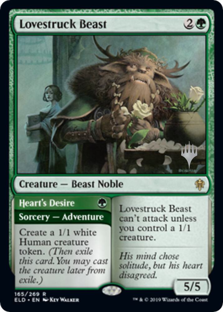Lovestruck Beast 165 (Promo Pack: Throne of Eldraine)  | Good Games Modbury