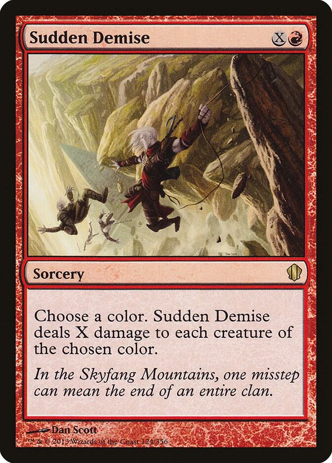 Sudden Demise 124/356 (Commander 2013)  | Good Games Modbury
