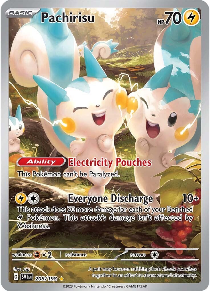 Pachirisu (208/198) [Scarlet & Violet: Base Set] | Good Games Modbury