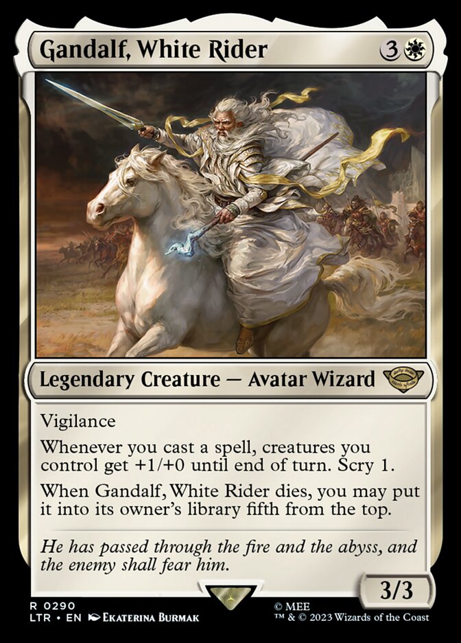 Gandalf, White Rider 290/281 (Universes Beyond: The Lord of the Rings: Tales of Middle-earth)  | Good Games Modbury