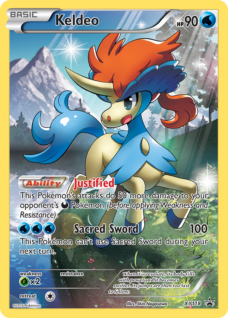 Keldeo (XY118) [XY: Black Star Promos] | Good Games Modbury