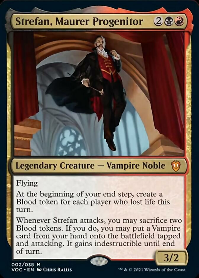 Strefan, Maurer Progenitor (Display Commander) [Innistrad: Crimson Vow Commander] | Good Games Modbury