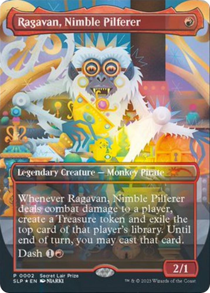 Ragavan Nimble Pilferer 2/50 (Secret Lair Showdown)  - Borderless Foil | Good Games Modbury