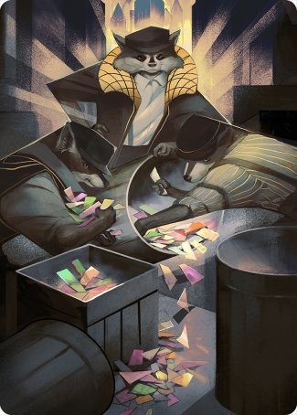 Masked Bandits Art Card [Streets of New Capenna Art Series] | Good Games Modbury