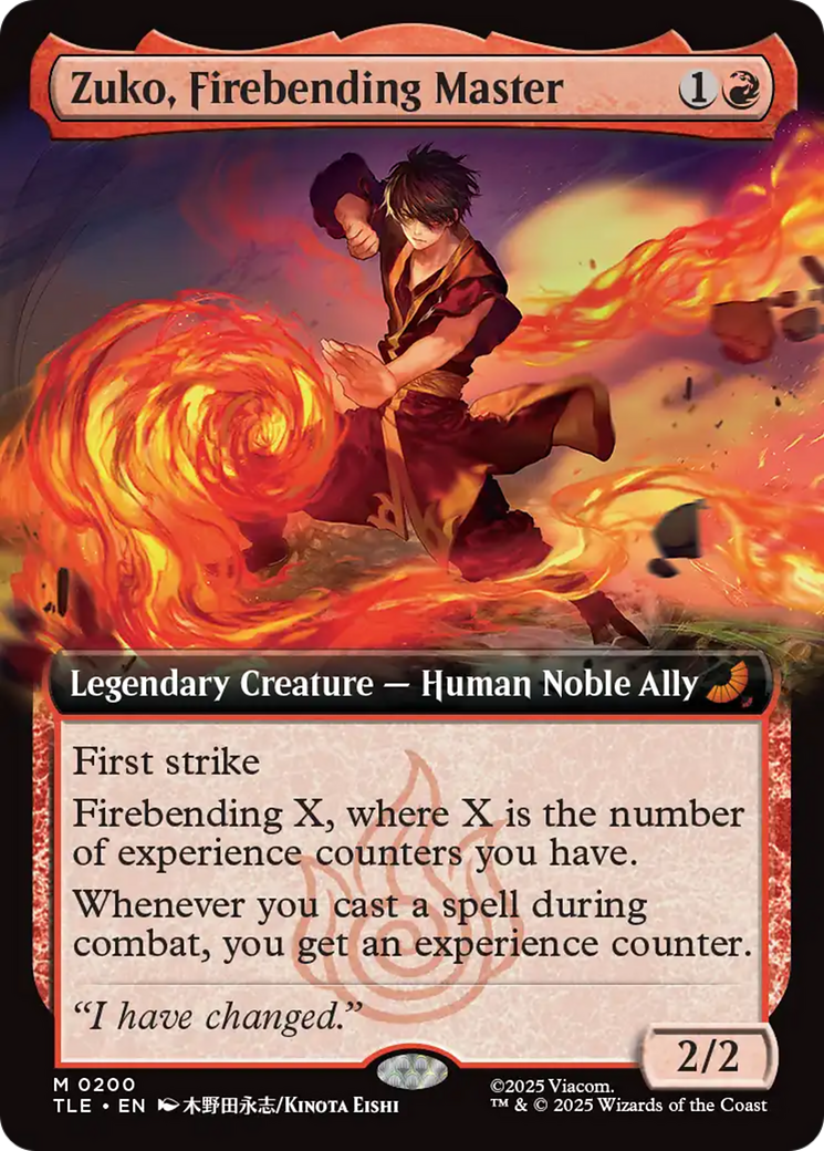 Zuko, Firebending Master (Extended Art) [Avatar: The Last Airbender: Eternal-Legal] | Good Games Modbury