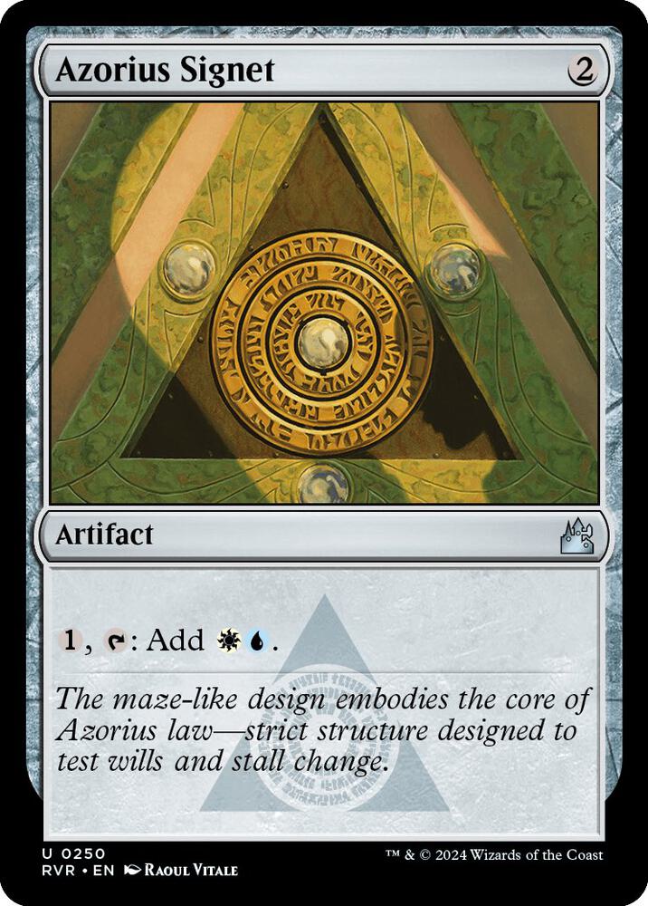 Azorius Signet 250/291 (Ravnica Remastered)  | Good Games Modbury