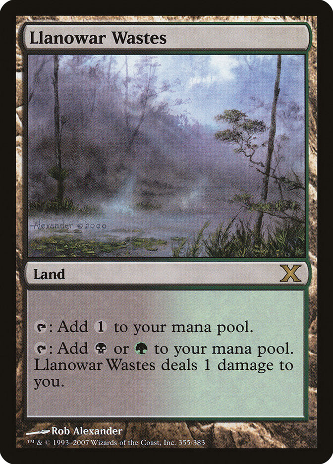 Llanowar Wastes [Tenth Edition] | Good Games Modbury