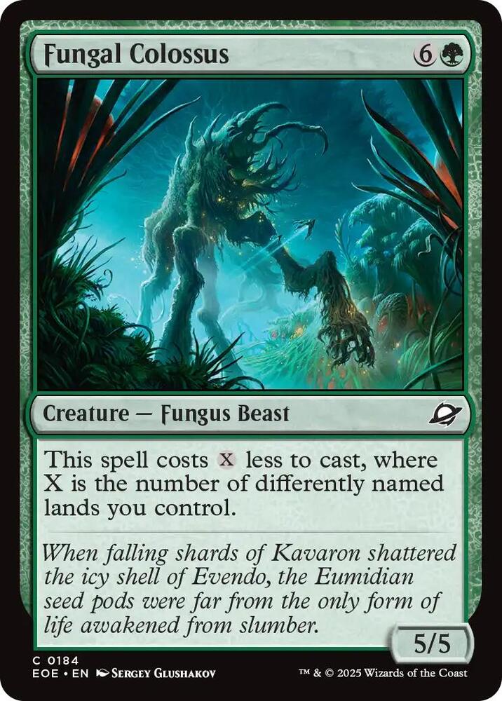 Fungal Colossus 184/276 (Edge of Eternities)  - Foil | Good Games Modbury
