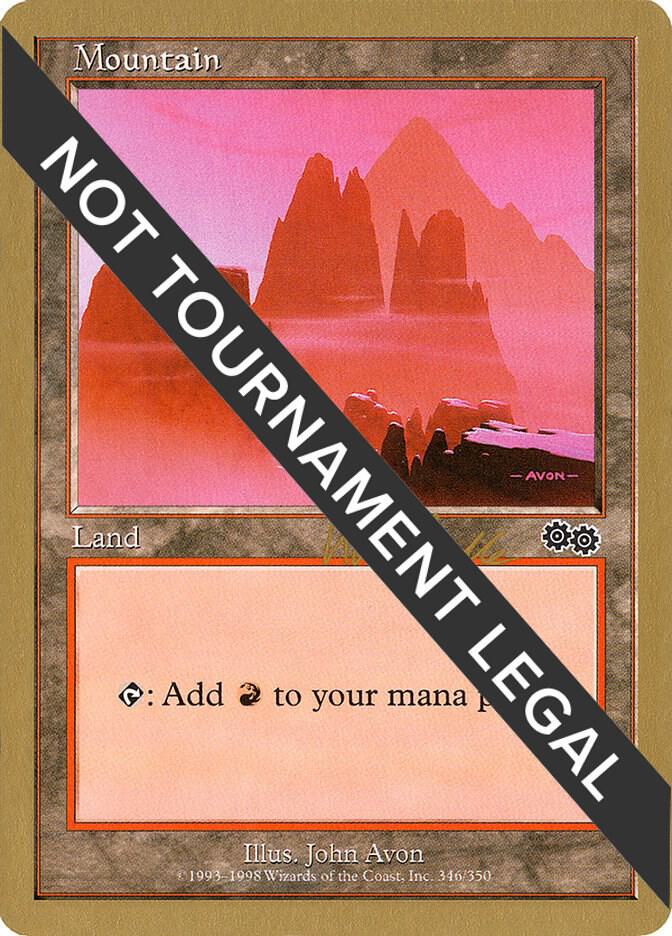 Mountain 346 1999 Kai Budde USG kb346/111 (World Championship Decks)  | Good Games Modbury