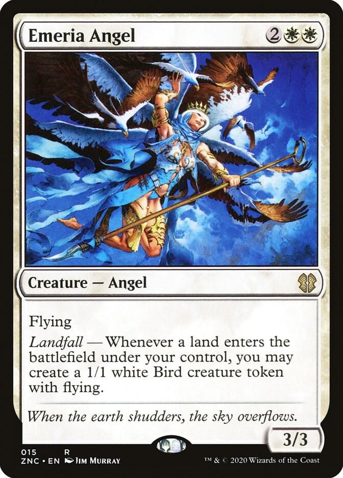 Emeria Angel 15/142 (Commander: Zendikar Rising)  | Good Games Modbury