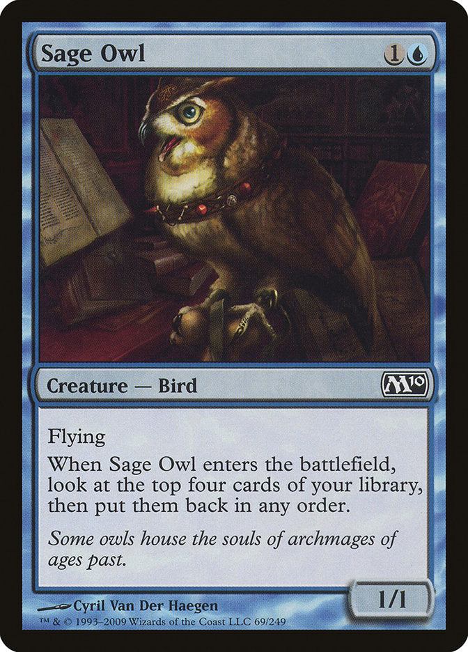 Sage Owl 69/249 (Magic 2010 (M10))  - Foil | Good Games Modbury