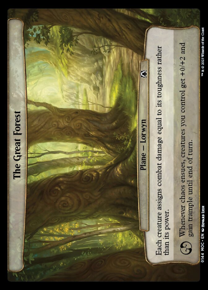 The Great Forest 144/79 (Planechase: March of the Machine)  | Good Games Modbury