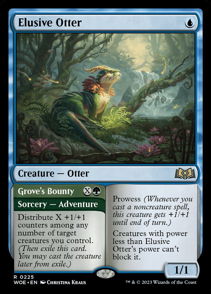 Elusive Otter // Grove's Bounty 225 (Wilds of Eldraine)  | Good Games Modbury