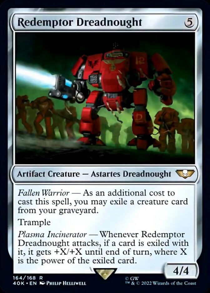 Redemptor Dreadnought (Surge Foil) [Universes Beyond: Warhammer 40,000] | Good Games Modbury