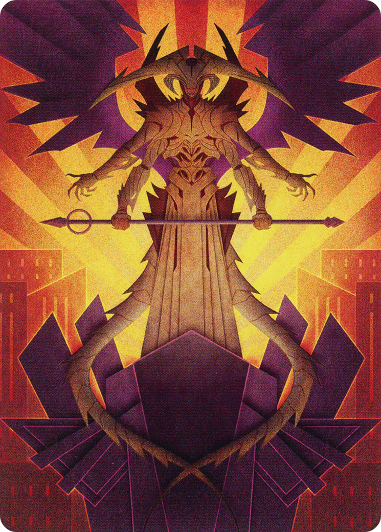 Atraxa, Praetors' Voice Art Card [March of the Machine Art Series] | Good Games Modbury
