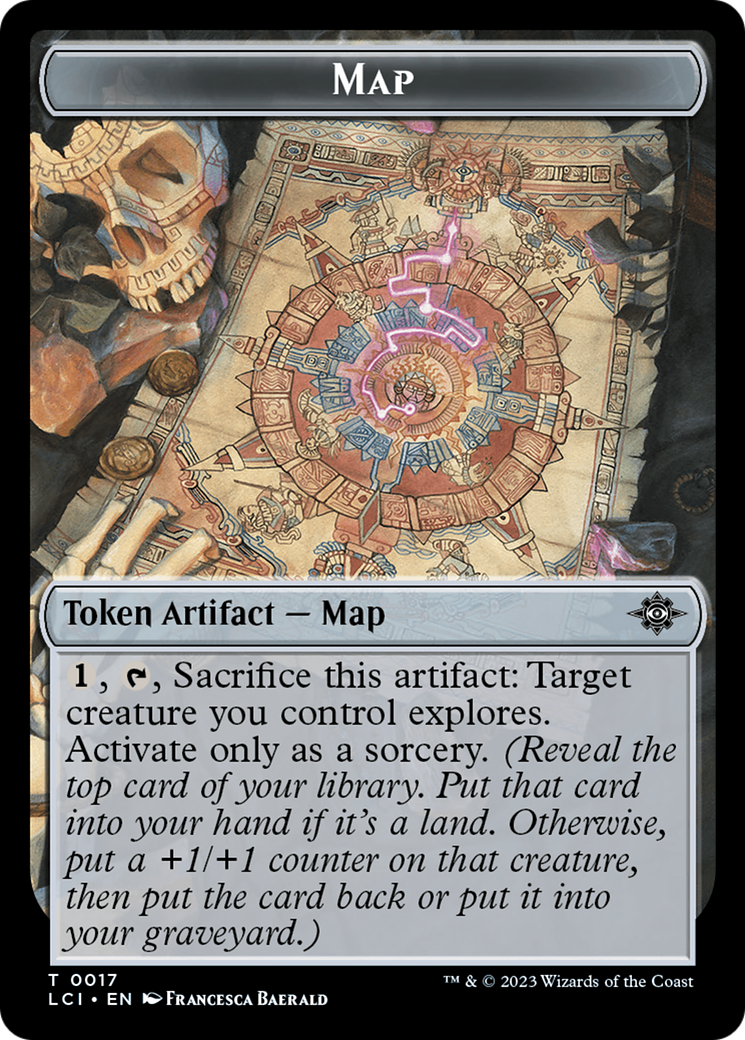 Map // Bat Double-Sided Token [The Lost Caverns of Ixalan Tokens] | Good Games Modbury