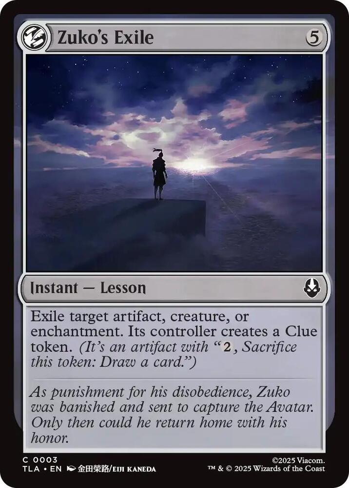 Zuko's Exile 3 (Avatar: The Last Airbender)  - Foil | Good Games Modbury