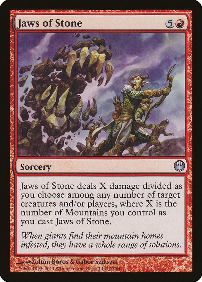 Jaws of Stone 77/81 (Duel Decks: Knights vs. Dragons)  | Good Games Modbury