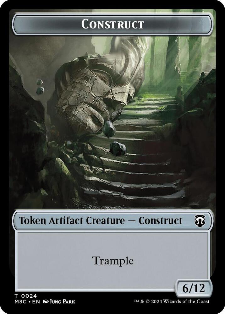 Construct Myr Double Sided Token 24 // 25 (Commander: Modern Horizons 3)  - Ripple Foil | Good Games Modbury