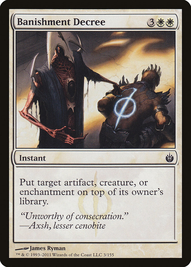 Banishment Decree 3/155 (Mirrodin Besieged)  - Foil | Good Games Modbury
