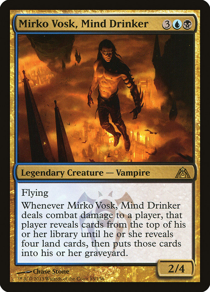Mirko Vosk, Mind Drinker 85/156 (Dragon's Maze)  - Foil | Good Games Modbury