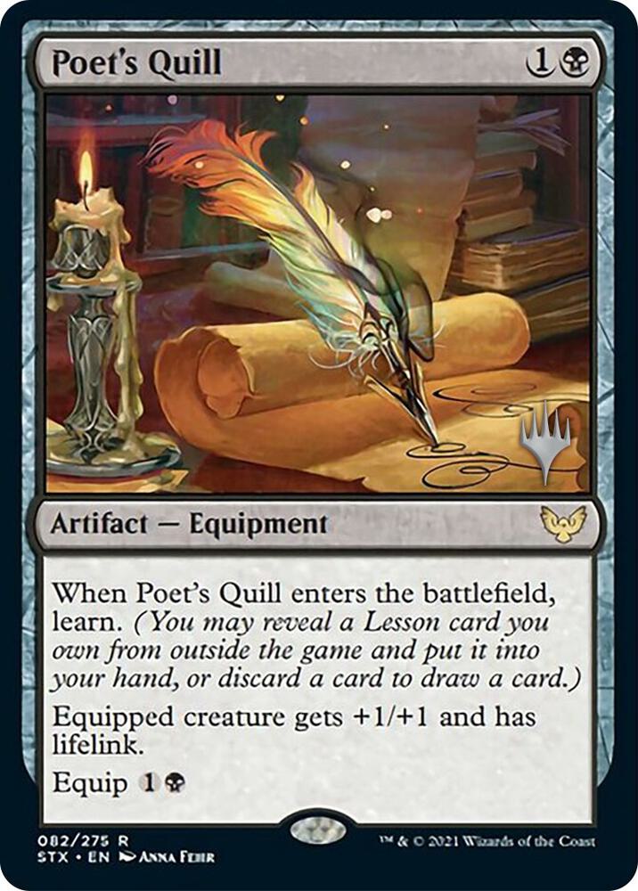 Poets Quill 82 (Promo Pack: Strixhaven)  - Foil | Good Games Modbury