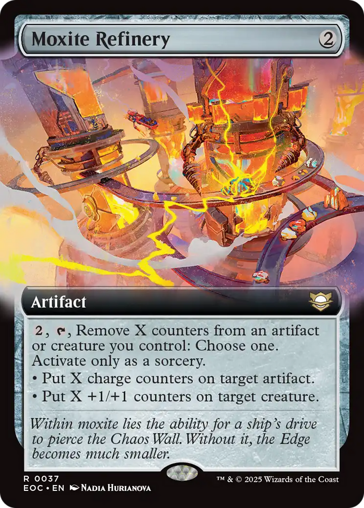 Moxite Refinery (Extended Art) [Edge of Eternities Commander] | Good Games Modbury
