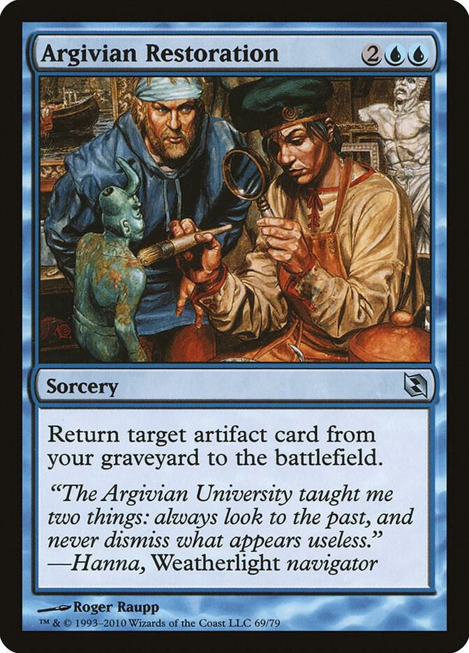 Argivian Restoration 69/79 (Duel Decks: Elspeth vs. Tezzeret)  | Good Games Modbury