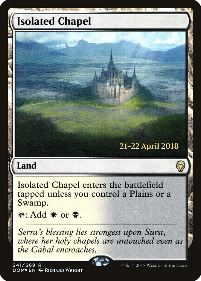 Isolated Chapel [Dominaria Prerelease Promos] | Good Games Modbury