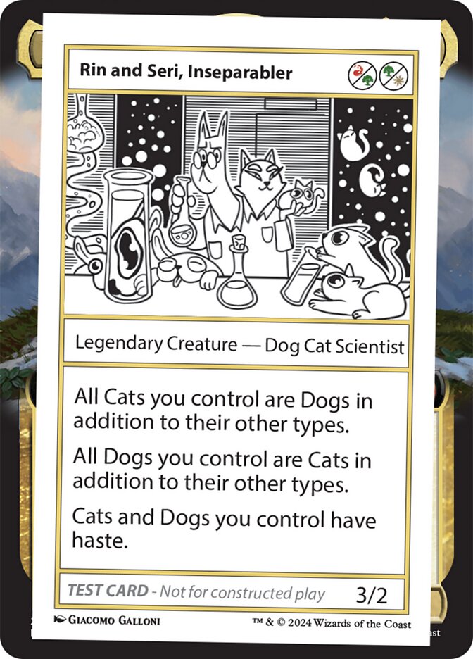 Rin and Seri, Inseparabler 601/390 (Mystery Booster 2 Playtest Cards)  | Good Games Modbury