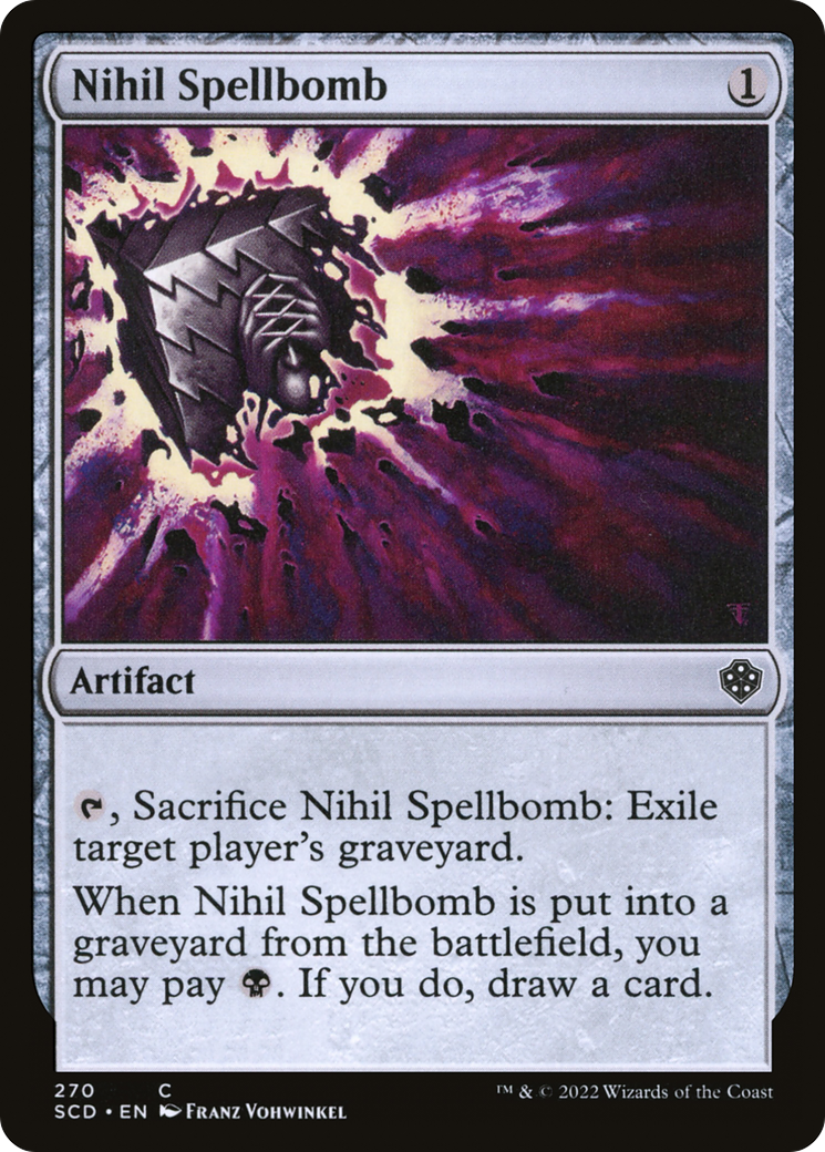 Nihil Spellbomb [Starter Commander Decks] | Good Games Modbury