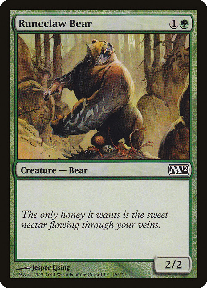 Runeclaw Bear [Magic 2012] | Good Games Modbury