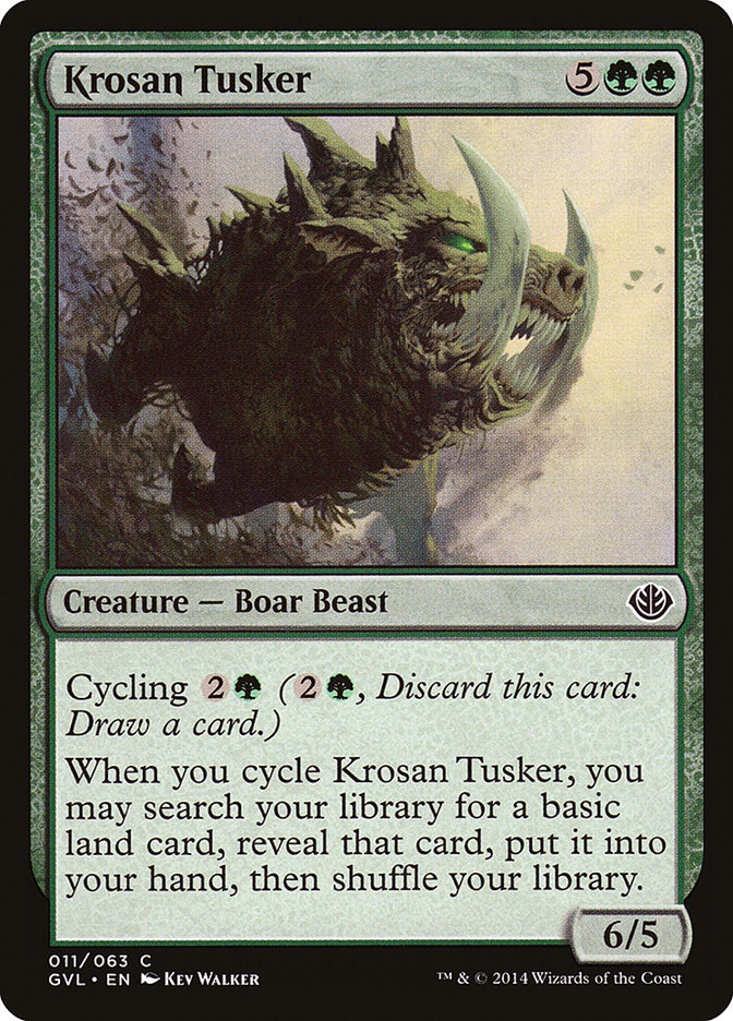 Krosan Tusker (Garruk vs. Liliana) [Duel Decks Anthology] | Good Games Modbury