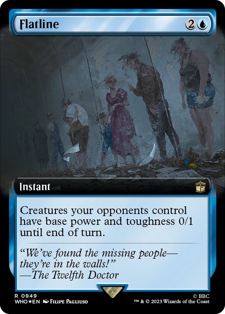 Flatline (Extended Art) (Surge Foil) [Doctor Who] | Good Games Modbury