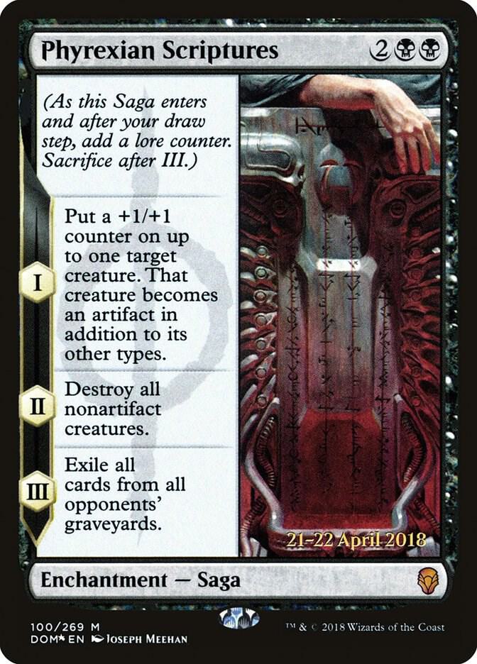 Phyrexian Scriptures 100s/118 (Prerelease Cards)  - Foil | Good Games Modbury