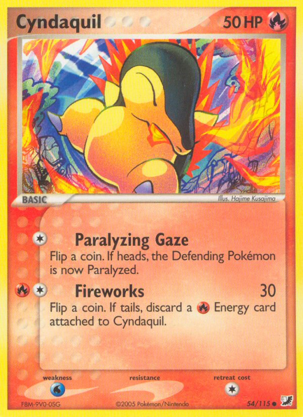 Cyndaquil (54/115) [EX: Unseen Forces] | Good Games Modbury