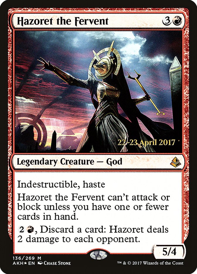 Hazoret the Fervent [Amonkhet Prerelease Promos] | Good Games Modbury
