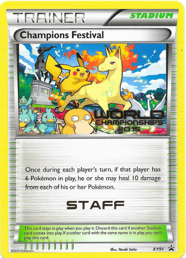 Champions Festival (XY91) (2015 Quarter Finalist) [XY: Black Star Promos] | Good Games Modbury