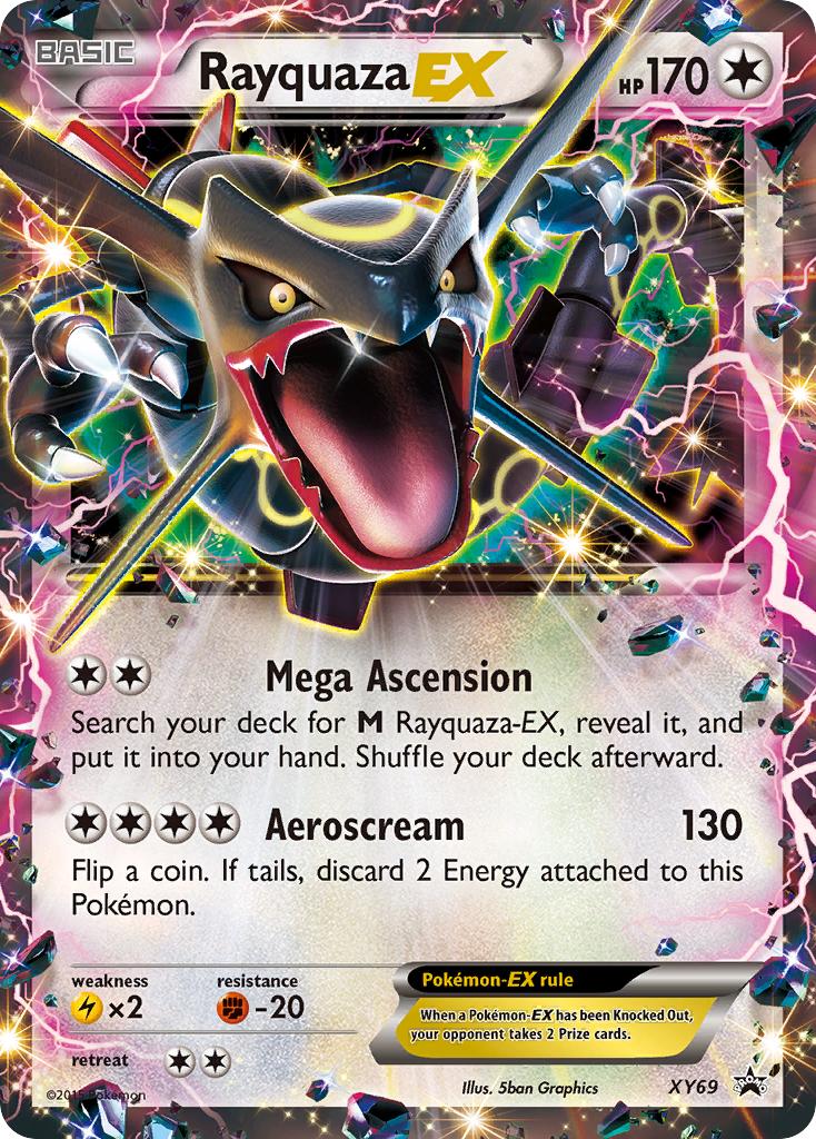 Rayquaza EX (XY69) (Shiny) [XY: Black Star Promos] | Good Games Modbury