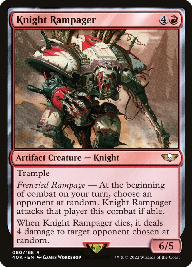 Knight Rampager 80/617 (Universes Beyond: Warhammer 40,000)  | Good Games Modbury