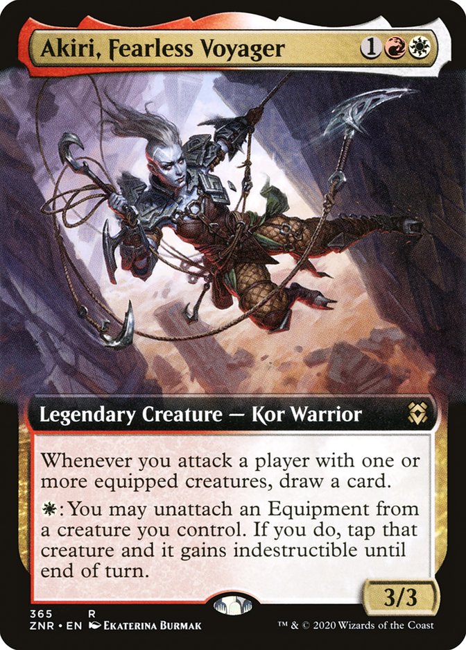 Akiri, Fearless Voyager (Extended Art) [Zendikar Rising] | Good Games Modbury