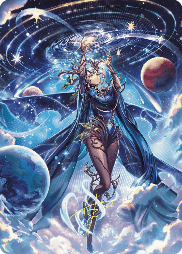 Omniscience Anime Art Card Gold Stamped Signature 78 (Art Series: Wilds of Eldraine)  | Good Games Modbury