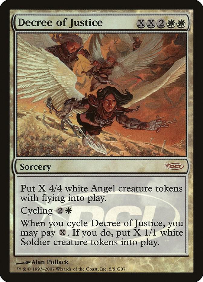 Decree of Justice 5/5 (Judge Promos)  - Foil | Good Games Modbury
