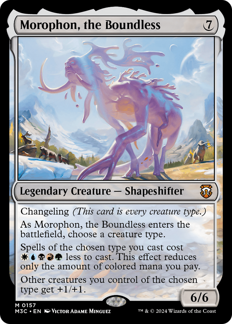 Morophon, the Boundless (Ripple Foil) [Modern Horizons 3 Commander] | Good Games Modbury