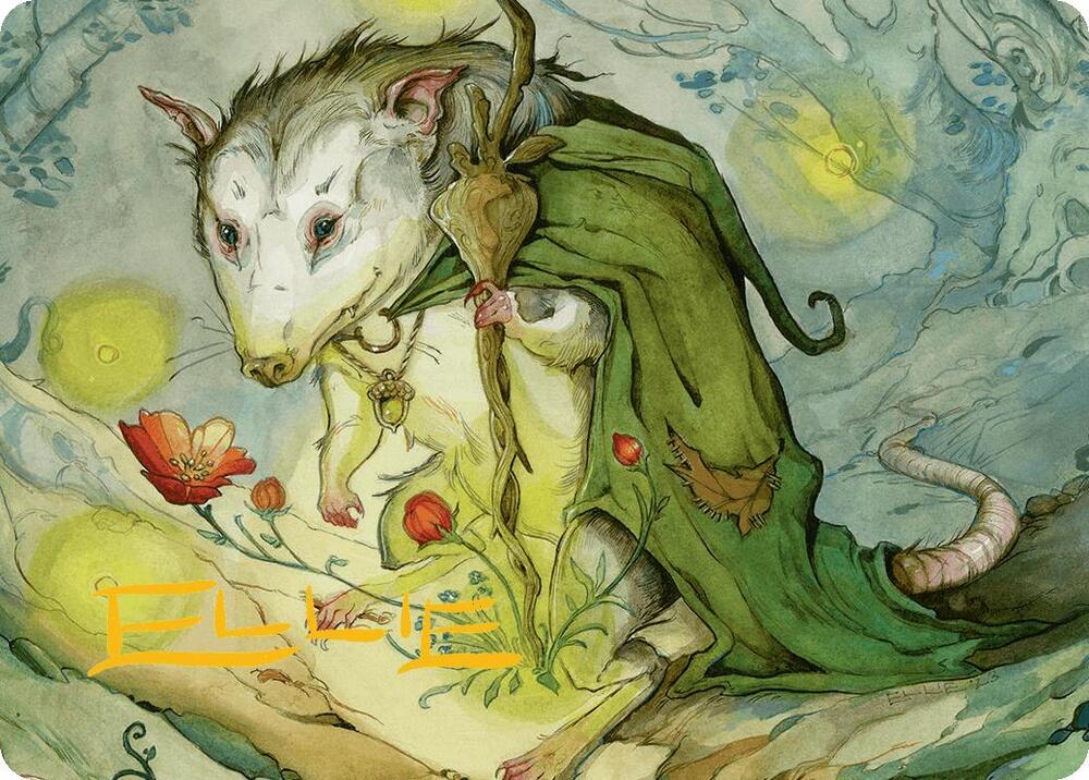 Tender Wildguide Art Card Gold Stamped Signature 34 (Art Series: Bloomburrow)  | Good Games Modbury