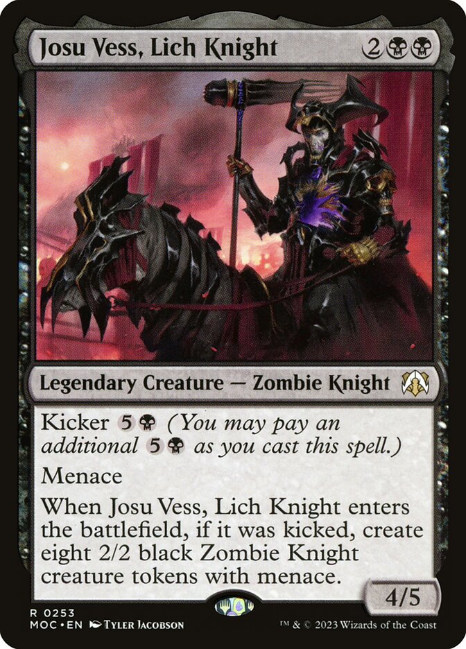 Josu Vess, Lich Knight 253/444 (Commander: March of the Machine)  | Good Games Modbury