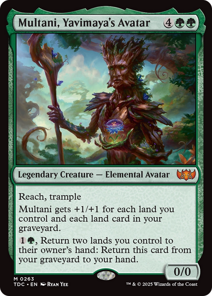 Multani, Yavimaya's Avatar [Tarkir: Dragonstorm Commander] | Good Games Modbury