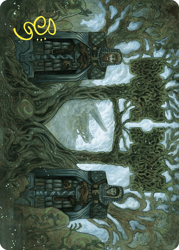 Court of Garenbrig Art Card (Gold-Stamped Signature) [Wilds of Eldraine Art Series] | Good Games Modbury