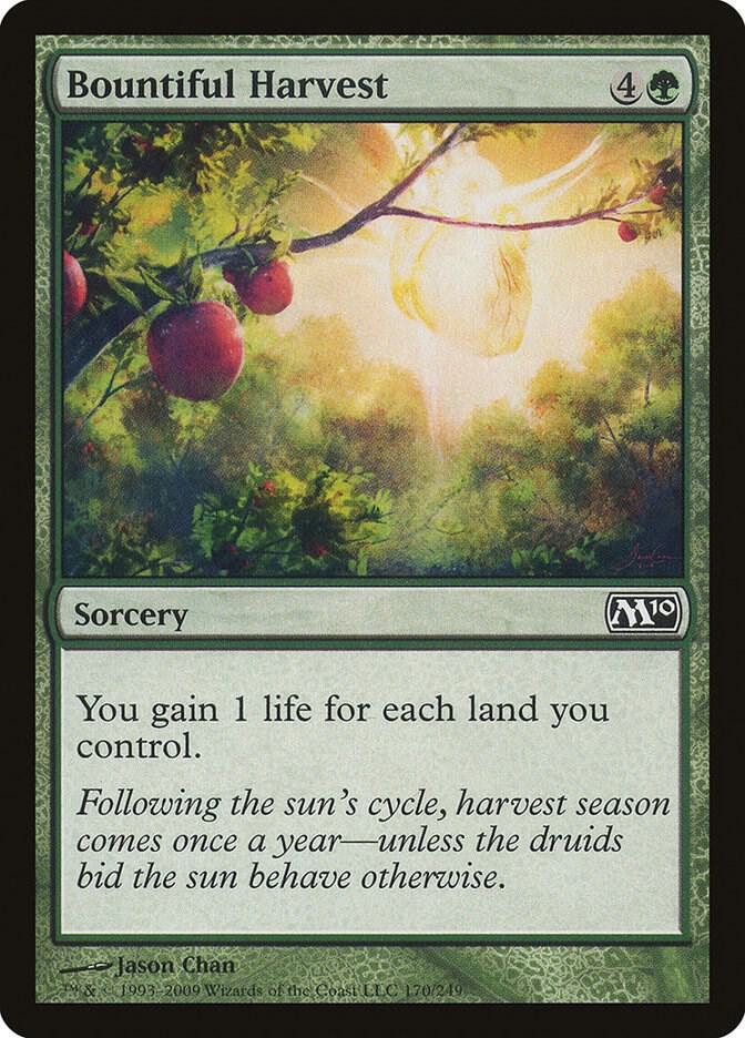 Bountiful Harvest 170/249 (Magic 2010 (M10))  | Good Games Modbury