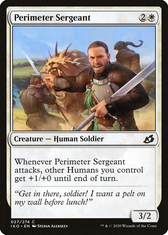 Perimeter Sergeant [Ikoria: Lair of Behemoths] | Good Games Modbury